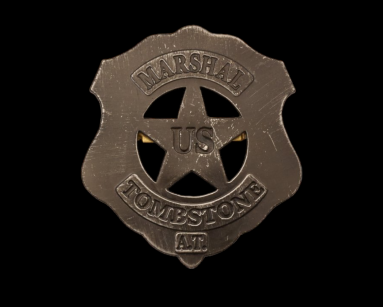 SILVER BADGE OF MARSHAL TOMBSTONE  (105)