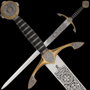 Wonderfully ornate sword BLACK PRINCE  (249)