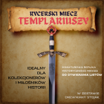 NOŻYK DO LISTÓW MIECZ RYCERSKI ZAKONU TEMPLARIUSZY (31)plus stojak - 14