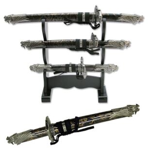 SET OF 3 TANTO WITH STAND (S237/BK4)