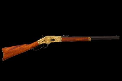GOLDEN engraved rifles WINCHESTER 1873 (1253/L)