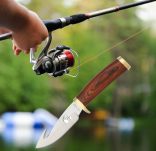 NÓŻ MYŚLIWSKI OSTRZE STAŁE ELK RIDGE ER-049 - 5