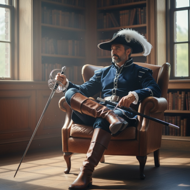 Ręcznie Kuty Miecz do Walki Stal 1080 CUDNY RAPIER BRANDENBURSKI Z POCHWĄ Z XVII W  WS501409