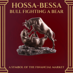 Walka Rynkowa — rzeźba brąz Walka Hossy z Bessą sygnowana 57 Special Replicas prezent dla inwestora dla szefa giełda kryptowaluty BULL-01 - 7