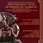 Walka Rynkowa — rzeźba brąz Walka Hossy z Bessą sygnowana 57 Special Replicas prezent dla inwestora dla szefa giełda kryptowaluty BULL-01 - 9