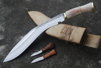 Historyczny nóż Gurkhów khukri XIX w NKH-GAEI-09