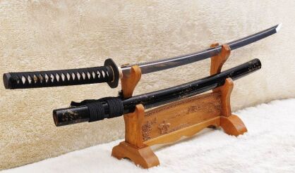 Katana samurai sword STEEL layered Damascus, R1021