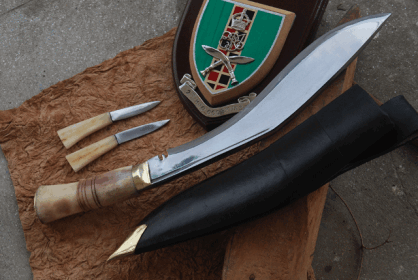 Historyczny nóż Gurkhów khukri II W.Ś.  NKH-GAEI-05