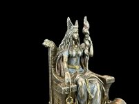 Rzeźba Nordycka bogini FRIGG na tronie - patronka małżeństwa Veronese WU77432A4 - 3