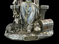 Rzeźba Nordycka bogini FRIGG na tronie - patronka małżeństwa Veronese WU77432A4 - 4