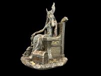 Rzeźba Nordycka bogini FRIGG na tronie - patronka małżeństwa Veronese WU77432A4 - 5