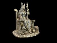 Rzeźba Nordycka bogini FRIGG na tronie - patronka małżeństwa Veronese WU77432A4 - 11