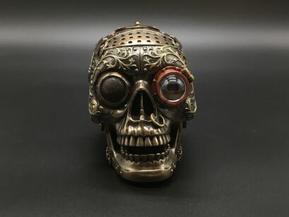 STEAMPUNK SKULL With the movable jaw VERONESE  WU77259V4