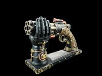 Pistolet rewolwer na stojaku Steampunk Veronese WU76919YA - 3