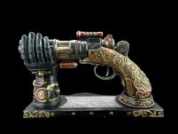Pistolet rewolwer na stojaku Steampunk Veronese WU76919YA - 4
