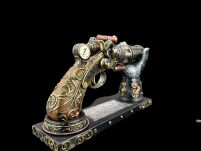 Pistolet rewolwer na stojaku Steampunk Veronese WU76919YA - 5