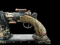 Pistolet rewolwer na stojaku Steampunk Veronese WU76919YA - 6