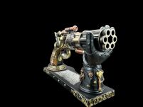 Pistolet rewolwer na stojaku Steampunk Veronese WU76919YA - 7