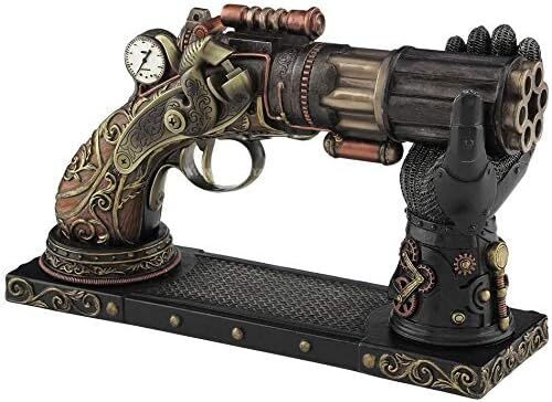 Pistolet rewolwer na stojaku Steampunk Veronese WU76919YA