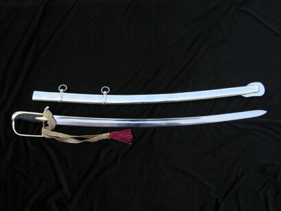 Polish officer's saber with scabbard wz1921 smooth G.Borowski - disassembled