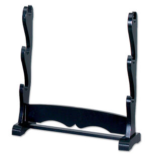 Black triple stand for swords and katana WS-3