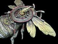 STEAMPUNK CLOCK BEE VERONESE  WU77408A4 - 5