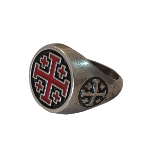 HISTORYCZNY PIERŚCIEŃ  TEMPLARIUSZY(AG807/21.01)