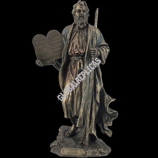 FIGURINE - with an array COMMANDMENTS MOSES VERONESE  (WU76128A4)
