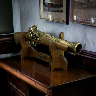 ITALIAN decorated flintlock blunderbuss  (AG318.01)