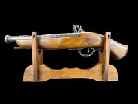 Pistolet Skałkowy w Stylu Steampunk  AG328.01 ze stojakiem - 24
