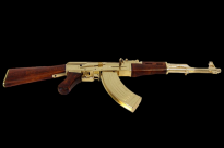 ZŁOTY AK-47 KARABIN KAŁASZNIKOW (1086/L) - 6