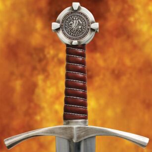 STATELY TEMPLAR SWORD AND BELT sheath   (WS502356)