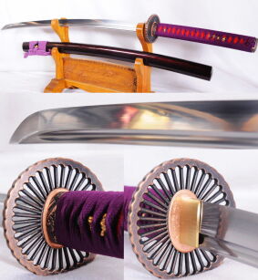 Samurai sword KATANA JAPAN STEEL FOR TRAINING 1060 CODE R1104