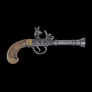 ANCIENT GUN flintlock In the eighteenth century (K1115)