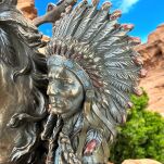 INDIANIN ZE STRZELBĄ  NA KONIU VERONESE  (WU75819A4) - 13