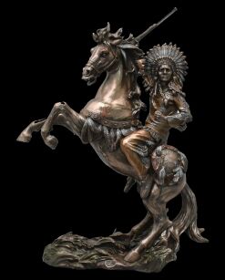 Mohican warrior on horseback shooting arrow veronese (wu75818a4