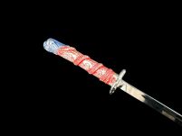 Nożyk do listów miniaturka historyczny miecz japońska katana (13)plus stojak - 19