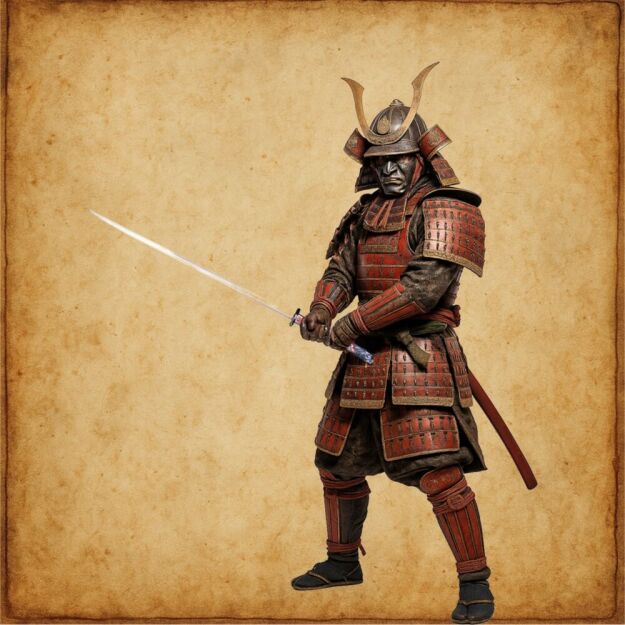 Nożyk do listów miniaturka historyczny miecz japońska katana (13)plus stojak