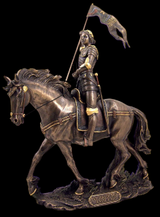 JOANNA D'ARC IN HORSE VERONESE  (WU76003A4)