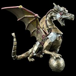 STEAMPUNK - MECHANICAL DRAGON - VERONESE  (WU76858A4)