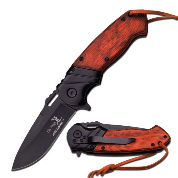 Nóż Myśliwski Nóż Taktyczny Ostrze Składane Markowy Elk Ridge ER-A003BW