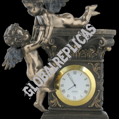 Art Nouveau CLOCK WITH ANGELS VERONESE (WU74349A4)