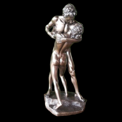 SCULPTURE NAKED COUPLE KISSING VERONESE (WU73385A1)
