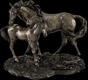 beautiful horse with colt  VERONESE  (WU68146A1)