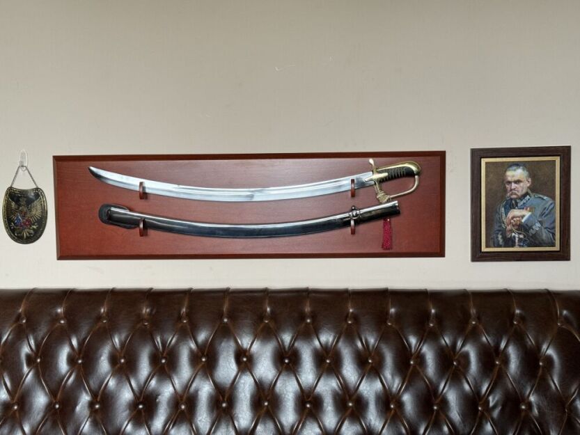 SMOOTH POLISH SABRE Officers WZ 1921 With Scabbard + TABLO