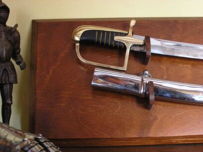SMOOTH POLISH SABRE Officers WZ 1921 With Scabbard + TABLO