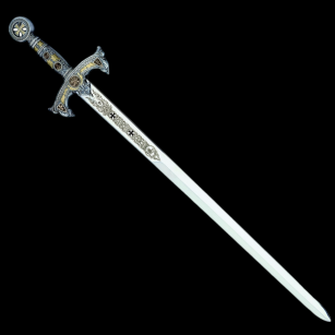 Richly decorated TEMPLAR SWORD   (584.1)