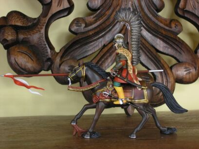 Collector's polish hussar in full armor  12401
