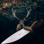 PROF NÓŻ MYŚLIWSKI OSTRZE STAŁE ER-200-23BR - 6