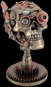 Skull on the cradle Steampunk VERONESE (WU76570V4)